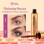 Grande Cosmetics Grandedrama Intense Thickening Black Mascara With Castor Oil, Volumizing, Conditioning, Buildable Formula (0.32 Oz)