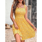 Huhot Women'S Summer Casual Square Neck Dress With Pocket Cute Sleeveless High Waist A-Line Sundress Midi Dresses 2026