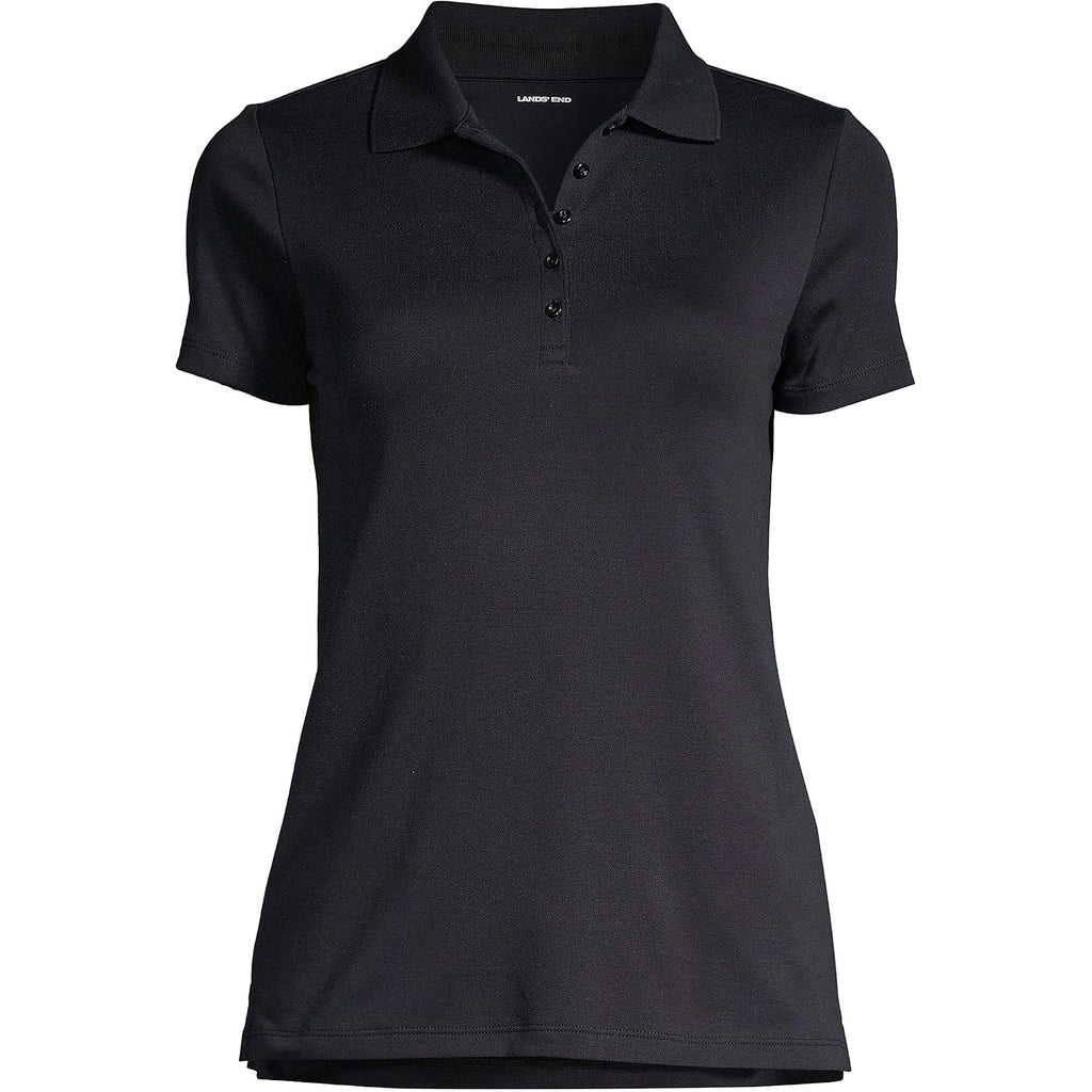 Lands' End Women'S American-Grown Supima Cotton Polo Shirt