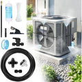 Air Conditioner Evaporative Cooling Kit, Ac Condenser Misting System With Water Filter And Pipe Cutter, Cooling System For Residential Sun-Exposed Condensers & High-Temperature Climate Homes