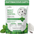 Diatomaceous Earth Food Grade Powder With Peppermint - Crawling Insect Killer For Bed Bugs, Roaches, Ants, Fleas - Indoor & Outdoor Pest Control | Family & Pet Safe | 1 Lb