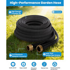 50 Ft Garden Hose, Non-Expanding Water Hose, Ultra Flexible, Burst-Resistant, Kink-Free, High-Pressure Garden Hose For Easy All-Weather Use On Lawns, Gardens, And Outdoor Cleaning