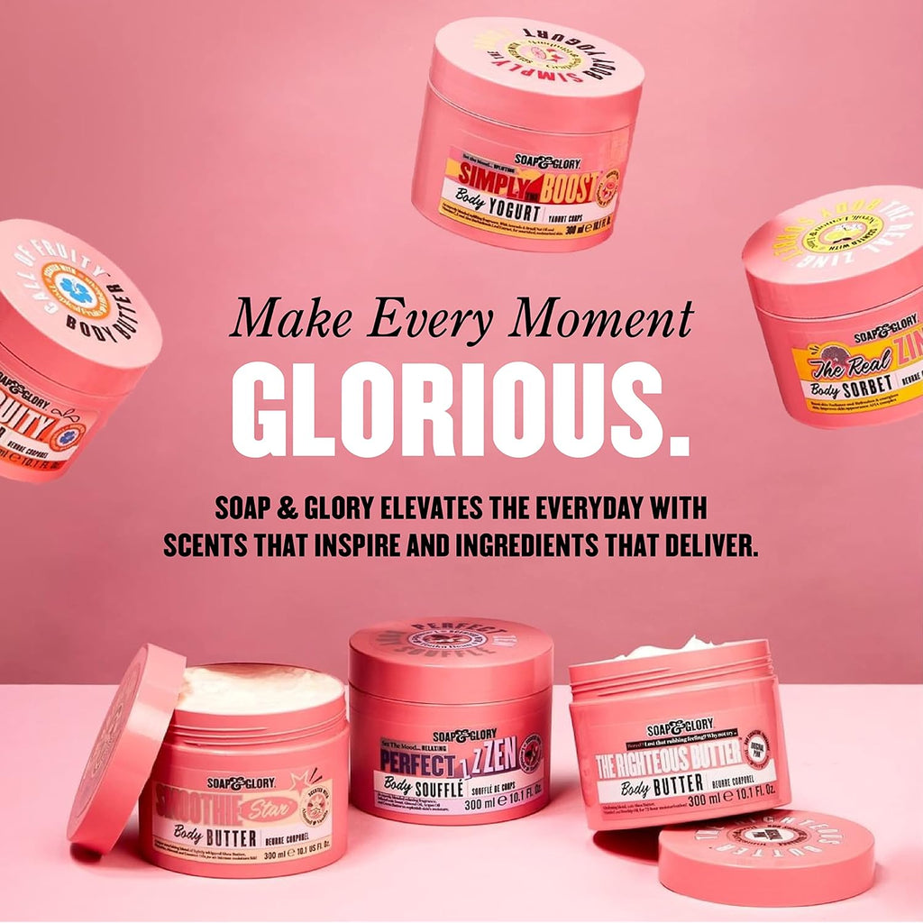 Soap & Glory Hand Food Hand Cream - Almond Oil + Shea Butter Hydrating Cuticle & Hand Moisturizer - Rose & Bergamot Scented Hand Cream for Dry Hands (125 ml)