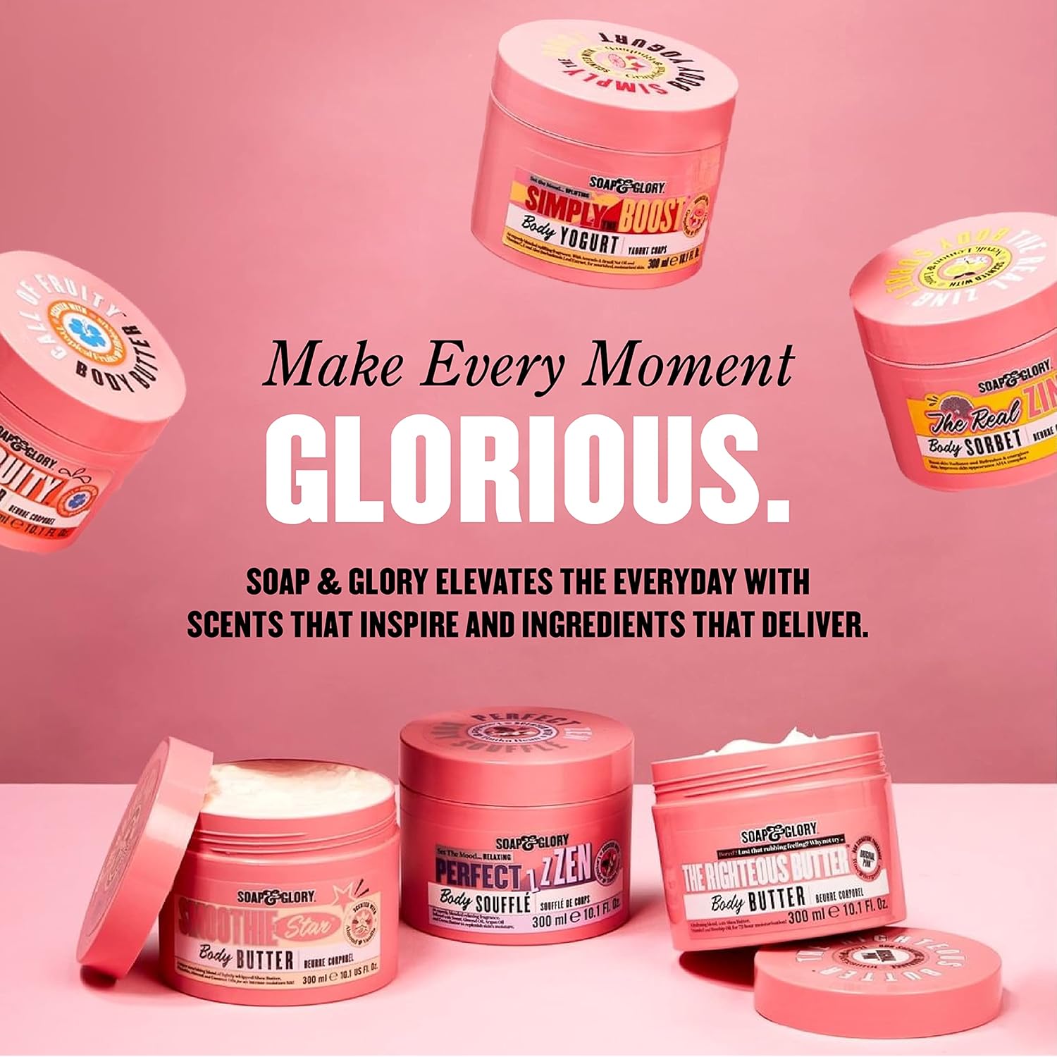 Soap & Glory Hand Food Hand Cream - Almond Oil + Shea Butter Hydrating Cuticle & Hand Moisturizer - Rose & Bergamot Scented Hand Cream for Dry Hands (125 ml)