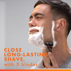 Gillette Fusion5 Razor for Men, Handle + 1 Razor Blade Refill