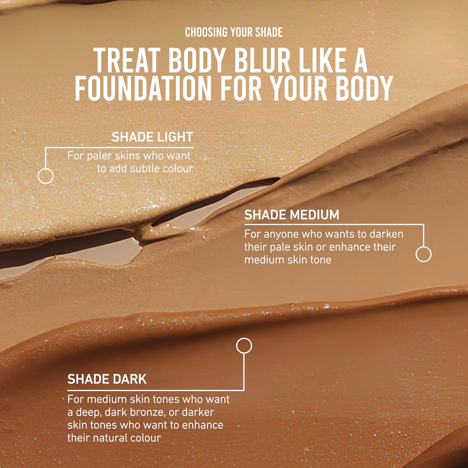 Vita Liberata Body Blur, Leg And Body Makeup. Skin Perfecting Body Foundation For Flawless Bronze, Easy Application, Radiant Glow, Evens Skin Tone, New Packaging