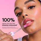 Almay Gleam Big™ Lip Serum, Hydrating and Moisturizing, Hypoallergenic Lip Gloss, Non-Sticky, 400 Berry Excited, 0.13 fl oz
