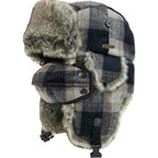 Unisex Winter Trapper Hat Cold Proof Keep Warm Hat with Ear Flaps for Hunting Skiing Trooper Winter Outdoor Activities