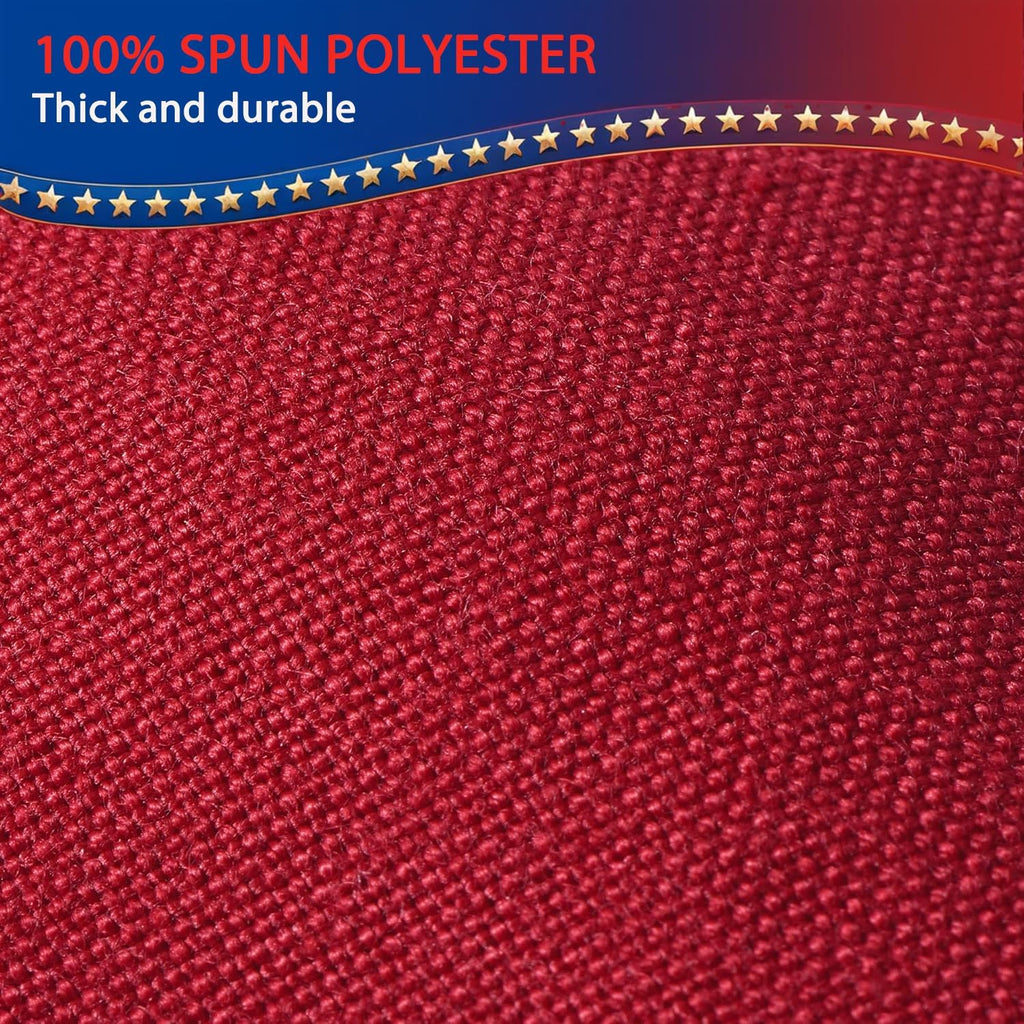 American Flag For Outside 3X5 Ft, Deluxe Heavy Duty Spun Polyster, Tearproof And Waterproof Super Tough Series, All Weather High Wind Usa Us Flag With Embroidered Stars, Sewn Stripes, Brass Grommets