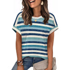 Wiholl Womens Tops Short Sleeve Shirts Summer Outfits 2026 Spring Dressy Casual Clothes Clothing