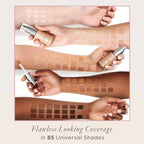 PÜR MINERALS 4-in-1 Love Your Selfie Foundation & Concealer - Longwear Medium-to-Full Coverage Liquid Makeup Foundation with Hydrating Blend for Refined-Looking, Natural Beauty Glow & Skin Texture