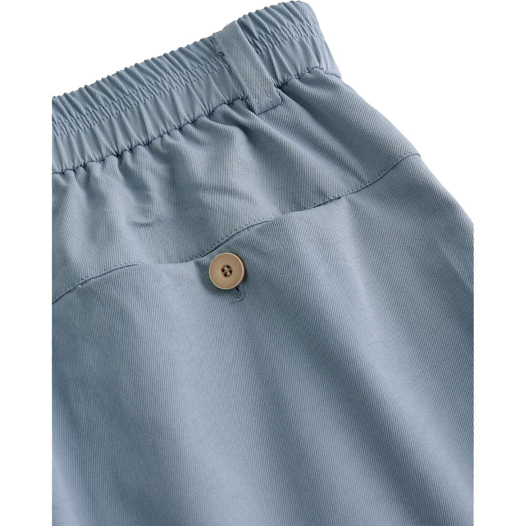Jotook Mens Casual Shorts 7 Inch Lightweight Golf Shorts Summer Quick Dry Elastic Waist Hiking Short With Pockets