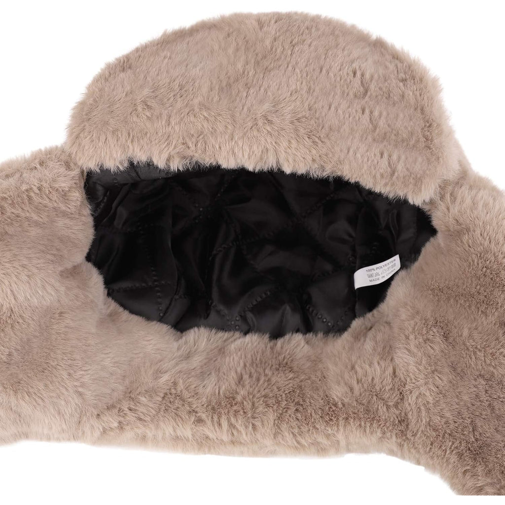 Adults Winter Cozy Plush Ushanka Russian Hat Windproof Full Hood Earflap Hat Warm Cold Proof Ski Hunting Cycling Trapper Hats