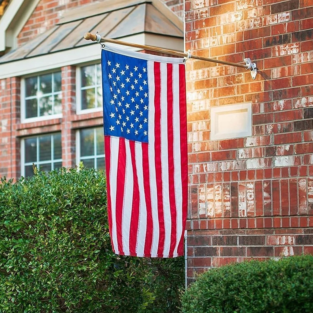 American Flag 3X5 Ft For Outside, Heavy Duty Us Flag For High Wind Outdoor | Heavy Duty Nylon, Fade Resistant And Waterproof Usa Flag With Embroidered Stars, Sewn Stripes, Brass Grommets