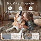 2X6 Runner Rug Machine Washable Brown Hallway Area Rugs Indoor Accent Rugs Floral Low Pile Carpet Distressed Throw Rug Bedroom Living Room Office Dining Kitchen Laundry Non Slip