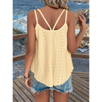 Womens Cute Tank Tops Sleeveless Spaghetti Strap Scoop Neck Loose Casual 2026 Spring Summer Beach Vacation Flowy Shirts