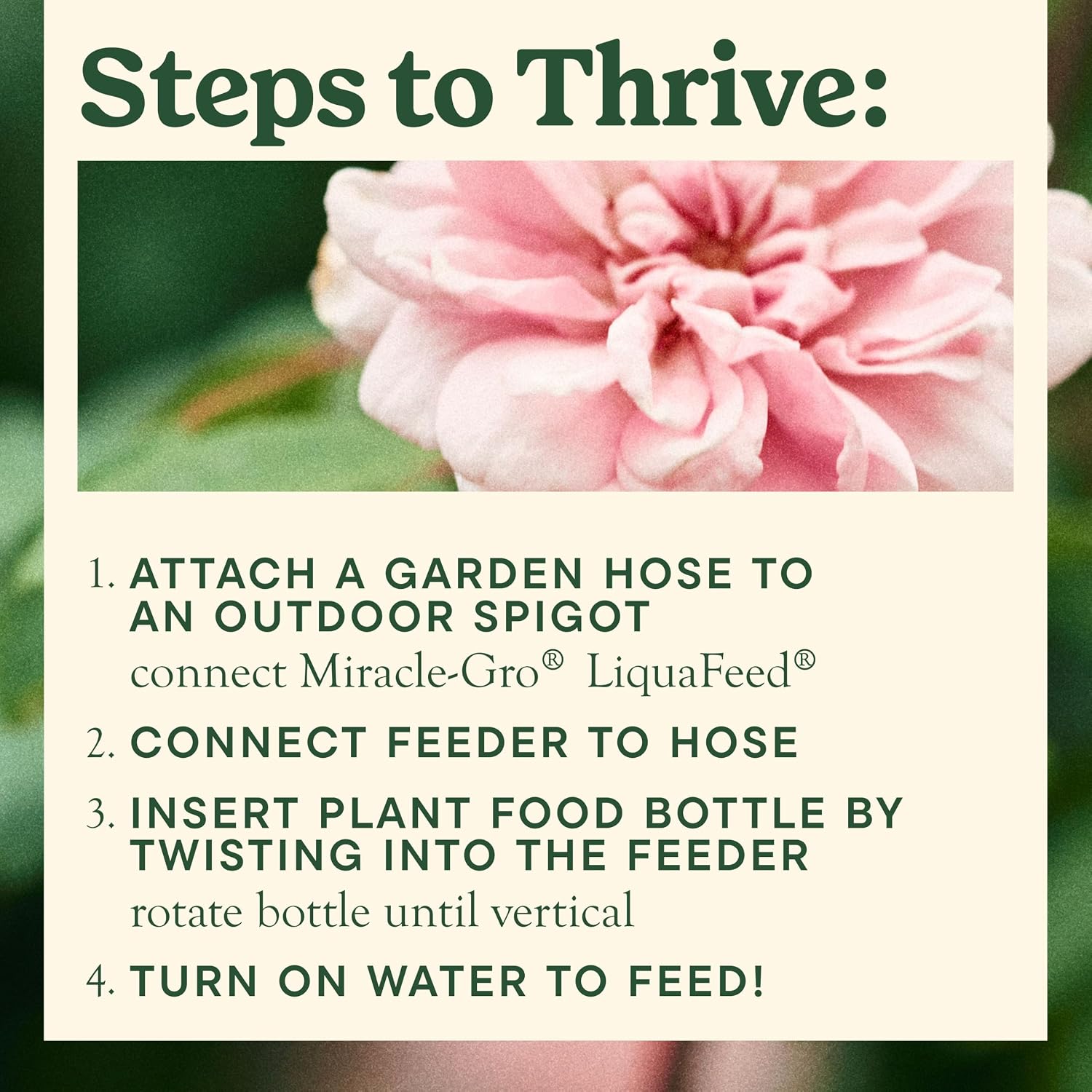 Miracle-Gro Liquafeed All Purpose Plant Food Advance Starter Kit | For Flowers, Vegetables, Trees And Shrubs. Includes One 16 Oz. Plant Food And One Feeder