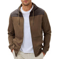 Jmierr Men Hoodie Zip Up Casual Drawstring Hooded Jacket With Pockets Workout Hiking Sweatshirt