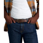 Columbia Men'S 2-In-1 Reversible Casual Leather Belt – Versatile Everyday Style, Dual-Sided Strap
