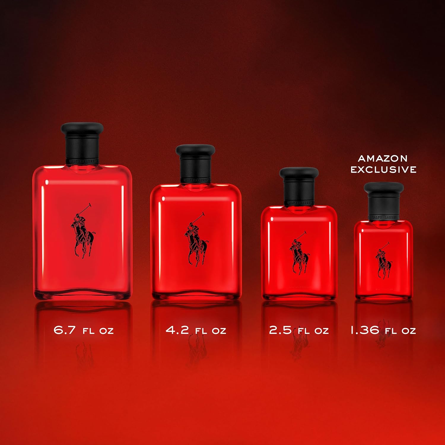 RALPH LAUREN FRAGRANCES - Polo Red - Eau de Toilette - Men's Cologne - Woody & Spicy - With Grapefruit, Saffron, and Redwood - Medium Intensity