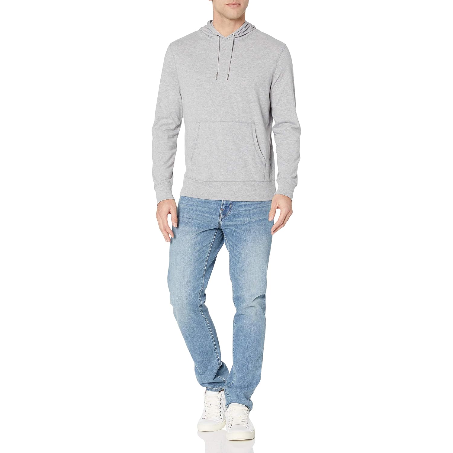 Amazon Essentials Men'S Lightweight Jersey Pullover Hoodie, Soft