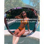 FIMILU Sunglasses for Women Trendy Polarized Sunglasses Oversized Big Sun Glasses Ladies Shades UV Protection