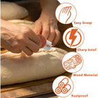 UFO Bread Lame Cutter for Homemade Sourdough,Bread Scorer Tool for Sourdough with 5 Blades and Storage Cover,Slashing Tool Bread Cutting Knife for Artisan Bread and Baguette Makers,Circle