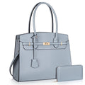 Top Handbags For Women, Adjustable Strap Work Satchel With Wallet