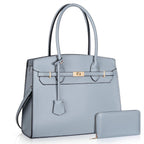 Top Handbags For Women, Adjustable Strap Work Satchel With Wallet
