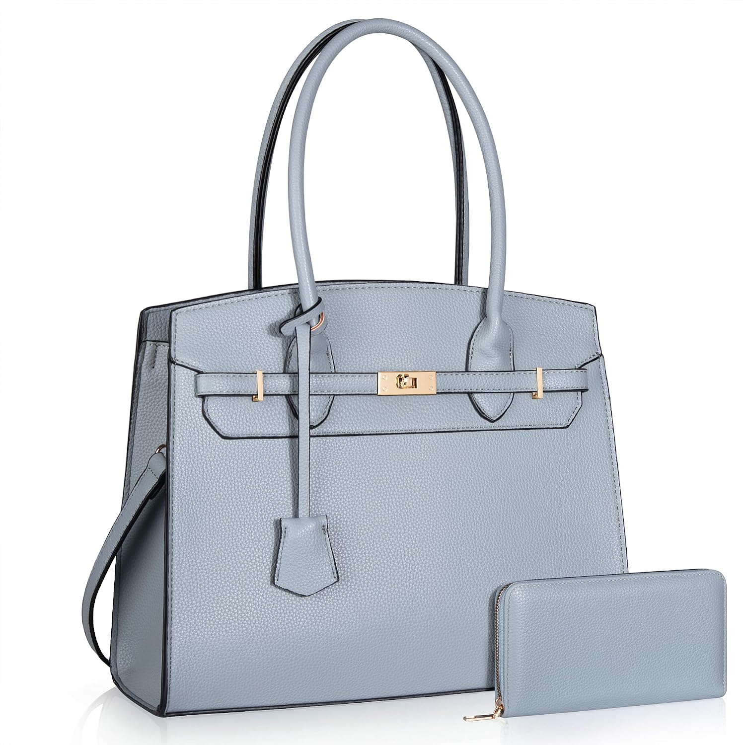Top Handbags For Women, Adjustable Strap Work Satchel With Wallet