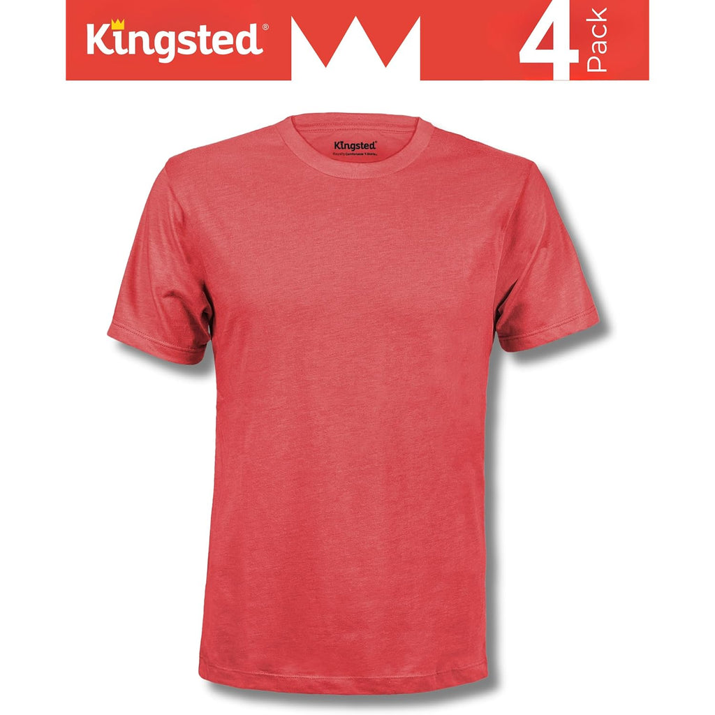 Kingsted T-Shirts For Men Pack - Royally Comfortable - Super Soft Premium Fabric - Well-Crafted Classic Tee