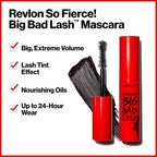 Revlon Mascara, So Fierce Big Bad Lash Eye Makeup, Volumizing, Lasts Up To 24 Hours, No Clump, Smudge-Proof, Flake-Free, 760 Blackest Black, 0.34 Fl Oz
