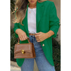 Prettygarden 2026 Blazers For Women Business Casual Long Sleeve Lapel Open Front Suit Jacket Work Blazer With Pockets