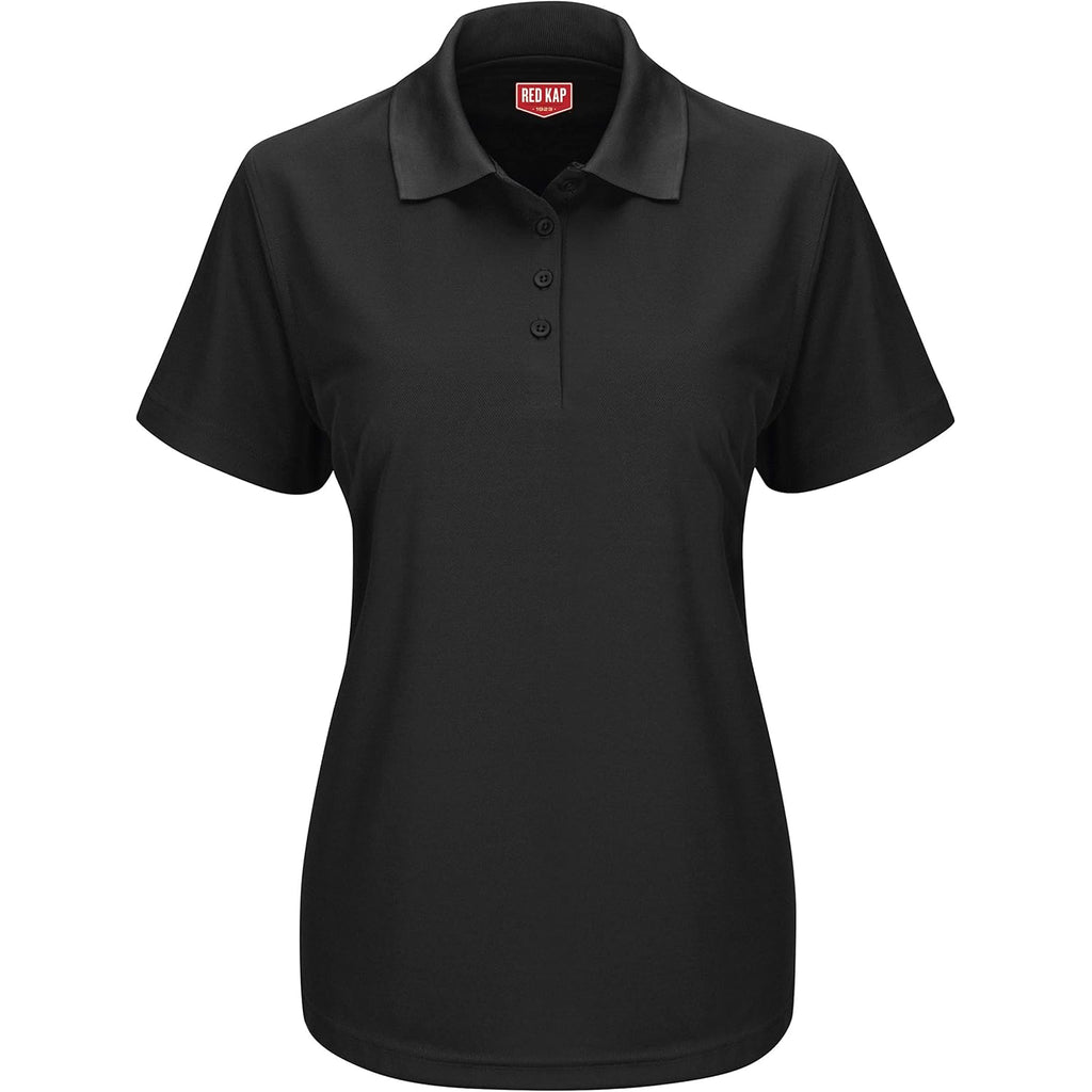Womens Short Sleeve Knit Performance Polo