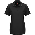 Womens Short Sleeve Knit Performance Polo