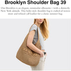 COACH Brooklyn Shoulder Bag 39 in Straw