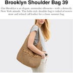 Coach Brooklyn Shoulder Bag 39 In Straw