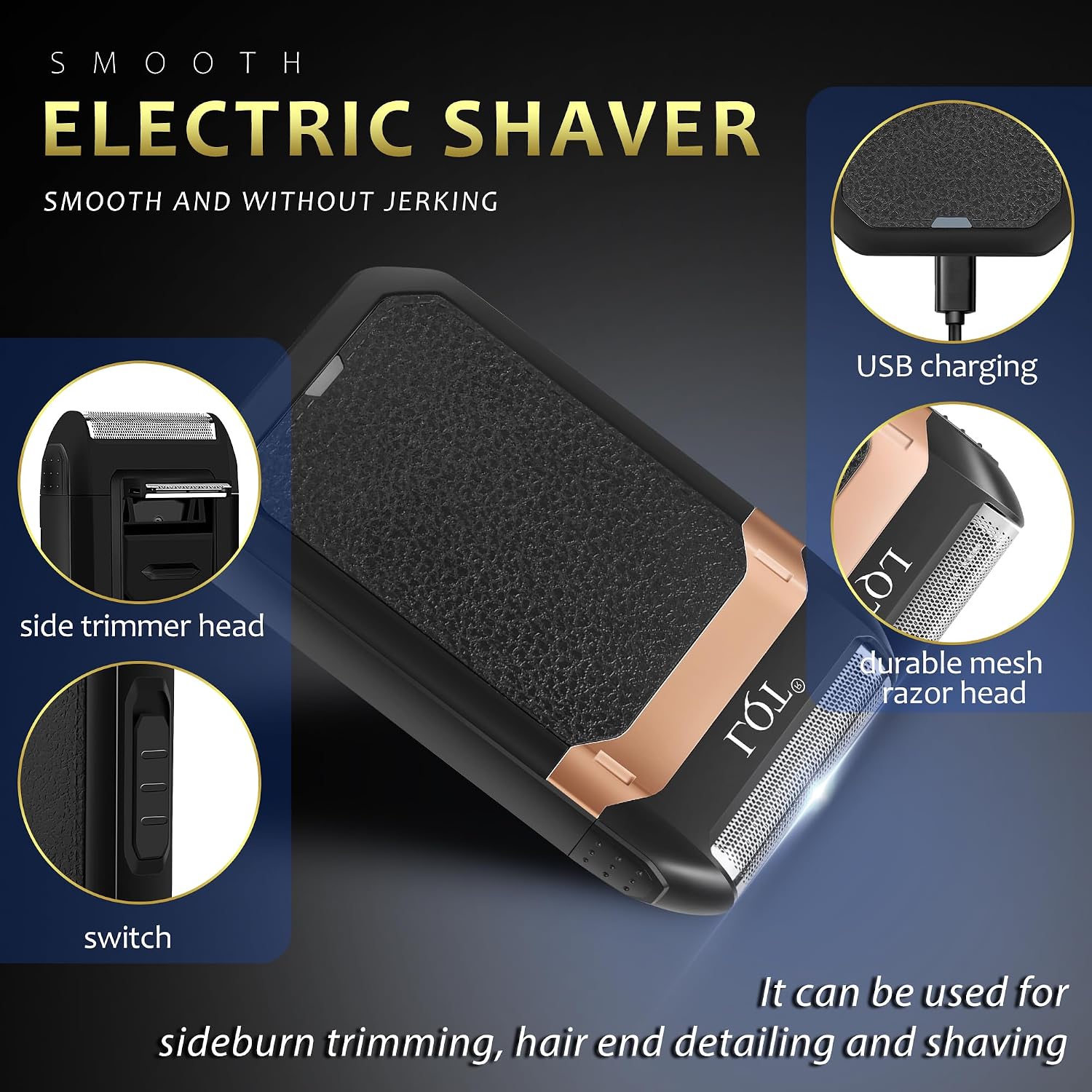 Hair Clippers For Men With Led Display, 4-Piece Cordless Grooming Kit With Hair Clipper, Beard Trimmer, Foil Shaver & Nose Trimmer, Complete Set For Home Barber