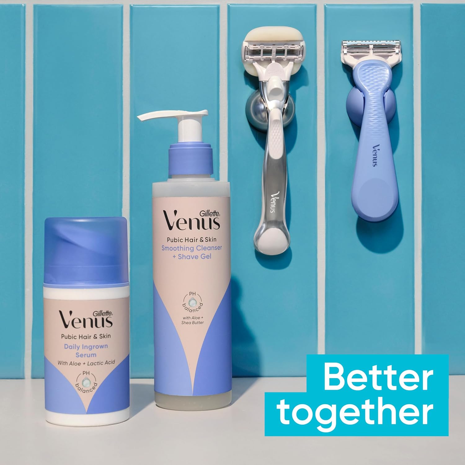 Gillette Venus Intimate Grooming Razors for Women, 6 Razor Blade Refills, Bikini Razors for Women