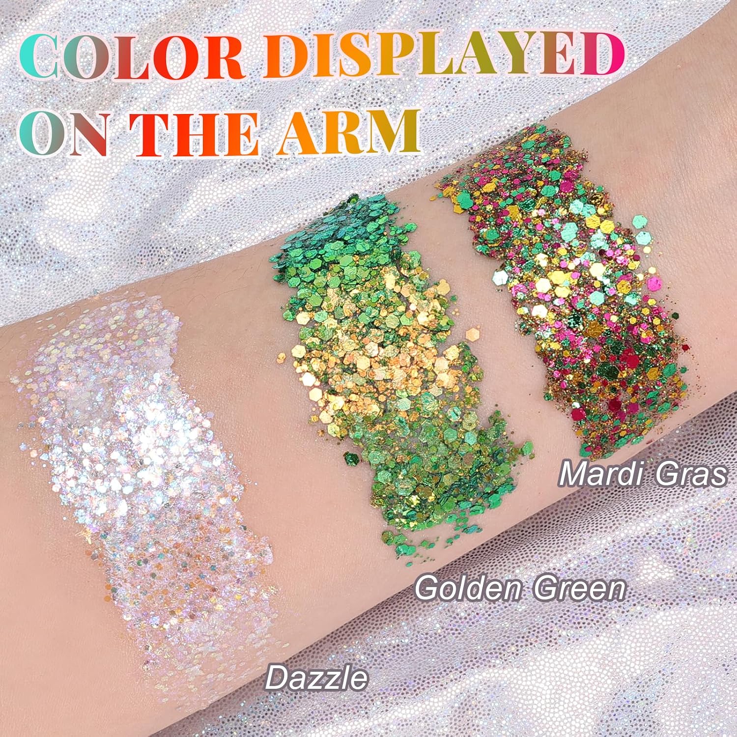 Ybuete Dazzle Face And Body Glitter Stick For Sparkling Makeup, Hair Glitter Accessories For Women, Highlighting Stick For Fairy Dust Makeup, Cheerful Face Glitter For Festive Parties And Carnivals