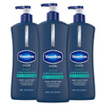 Vaseline Men'S Healing Moisture Hand & Body Lotion For Dry Or Cracked Skin Fast Absorbing Non-Greasy Lotion For Men 20.3 Oz, Pack Of 3