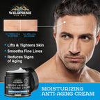 Men'S Face Moisturizer Cream - Anti Aging & Wrinkle - Men'S Shave Lotion - Made In Usa - Collagen, Hyaluronic Acid, Vitamins E & A, Avocado Oil - Age Facial Skin Care, Day & Night Moisturizing, 4 Oz