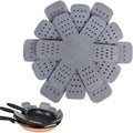 BYKITCHEN Pan and Pot Protectors, Larger & Thicker Pan Protectors with Stars, Set of 6 and 3 Different Sizes, Pot Protectors for Stacking and Protecting Your Cookware