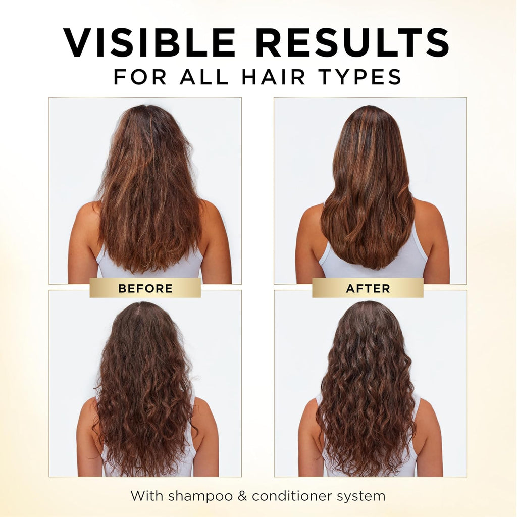 Pantene Shampoo & Conditioner Set, Daily Moisture Renewal - Pro-V Nutrients For Dry, Color-Treated, Straight To Curly Hair, 72-Hour Hydration & Softness, 52.8 Oz Total + Miracle Rescue Shot (0.5 Oz)