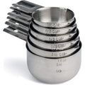 Hudson Essentials Stainless Steel Measuring Cups Set (6 Piece Set)
