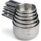 Hudson Essentials Stainless Steel Measuring Cups Set (6 Piece Set)