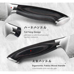 16 Pieces Knife Set, Knife Block Set In Powder Steel, Ultra Sharp Kitchen Knives Set, High Hardness Japanese Knife Set With Ergonomic Pakkawood Handle, Chef Knives Set For Kitchen Cooking