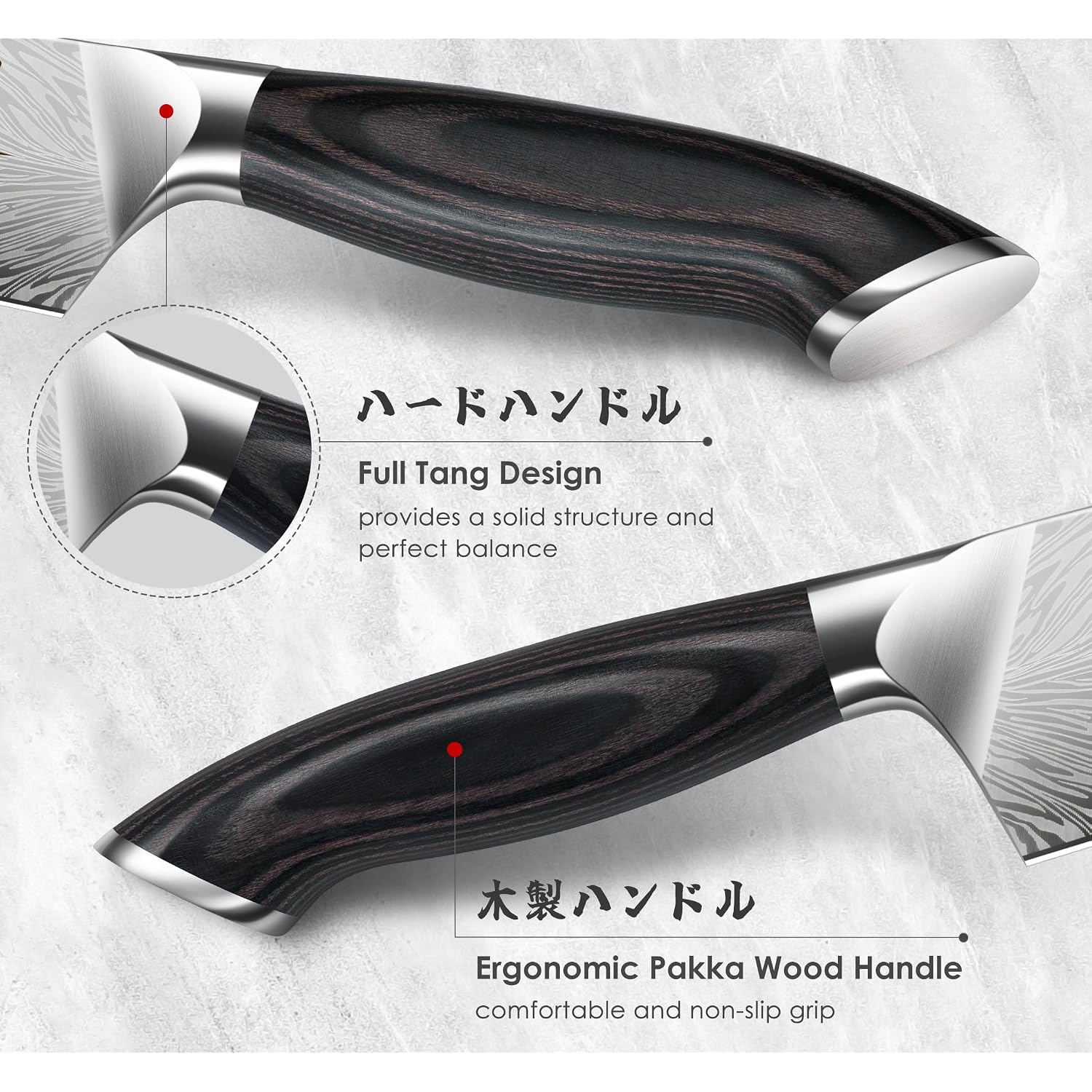 16 Pieces Knife Set, Knife Block Set In Powder Steel, Ultra Sharp Kitchen Knives Set, High Hardness Japanese Knife Set With Ergonomic Pakkawood Handle, Chef Knives Set For Kitchen Cooking
