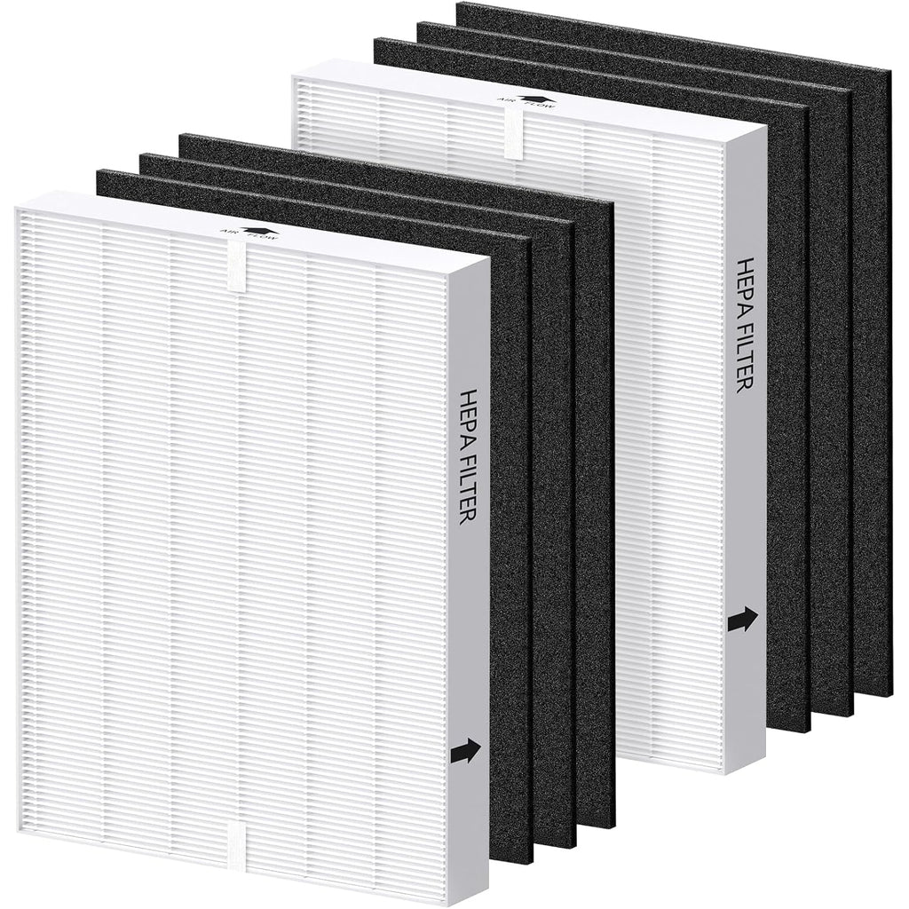 Ap-1512Hh Filter For Coway Airmega Ap-1512Hh & Airmega 200M Air Purifiers | 2 Efficient Filter And 6 Carbon Pre-Filters For Coway Filter Replacement Ap-1512Hh & 200M, Compared To Part # 3304899