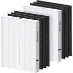 Ap-1512Hh Filter For Coway Airmega Ap-1512Hh & Airmega 200M Air Purifiers | 2 Efficient Filter And 6 Carbon Pre-Filters For Coway Filter Replacement Ap-1512Hh & 200M, Compared To Part # 3304899